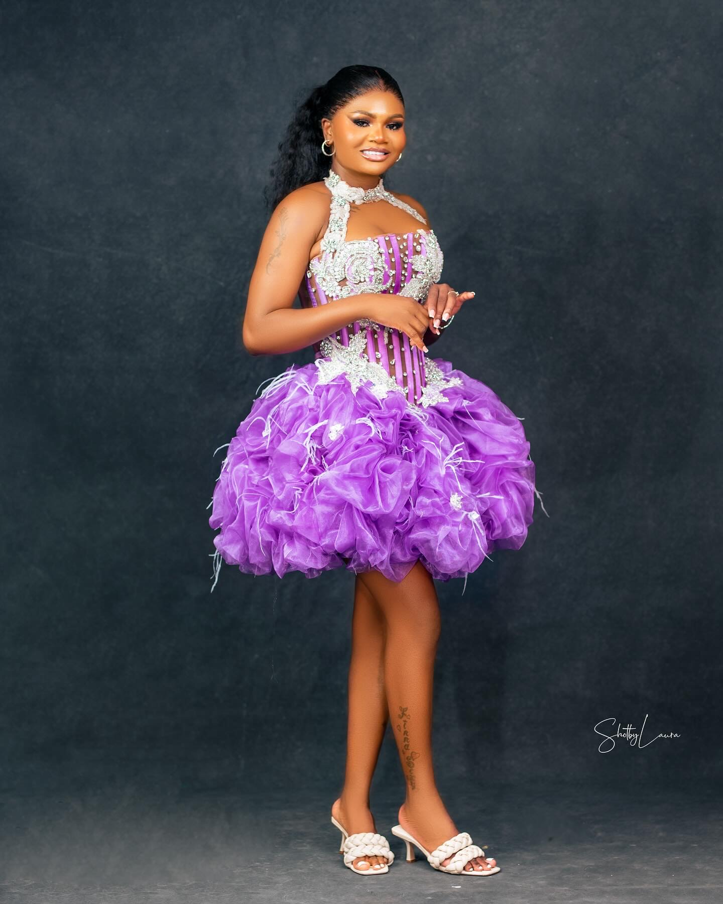 2024 Lilac Homecoming Dresses Prom Evening Ball Gown Lace Beaded Crystals Short Mini Party Graduation Cocktail Birthday Holiday Club Gowns Dress ZJ142