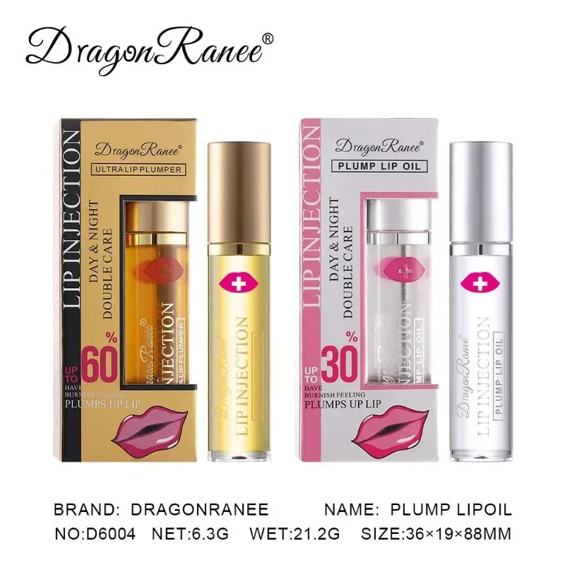 Ginger Chili Lip Plumper Lip Care Essence Liquid Fast Absorption Moisturizes Thick Lip Shaped Enrich Lipstick Oil Cosmetics 240626