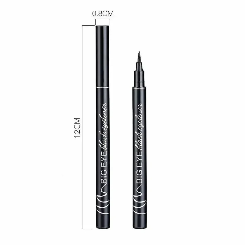 123pcs Eyeliner Black Liquid Eyeliner Pen Waterproof Fast Dry Sponge Head Eye Liner Pencil Makeup for Women Cosmetics 240626