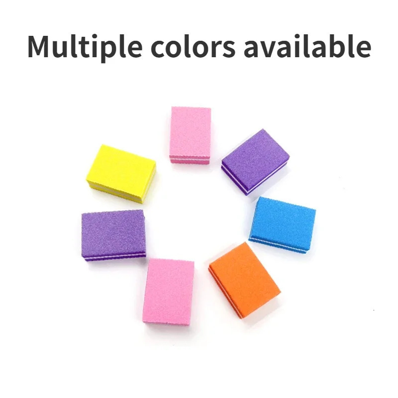 Professional Mini Nail Art buffer Sandpaper Manicure Care File Sanding Polishing Nails File Grinding Equipment Tool 240625