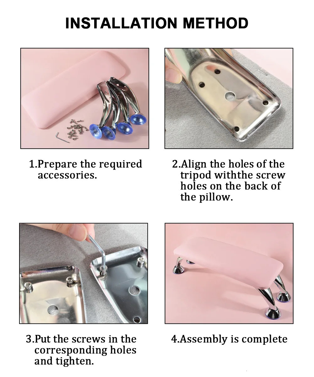 1Pcs Genuine Leather Nail Hand Rest Pillow PinkBlack Soft Hand Rest for Nail Arm Pillow Arm Rests Professional Nail Art Tool 240625