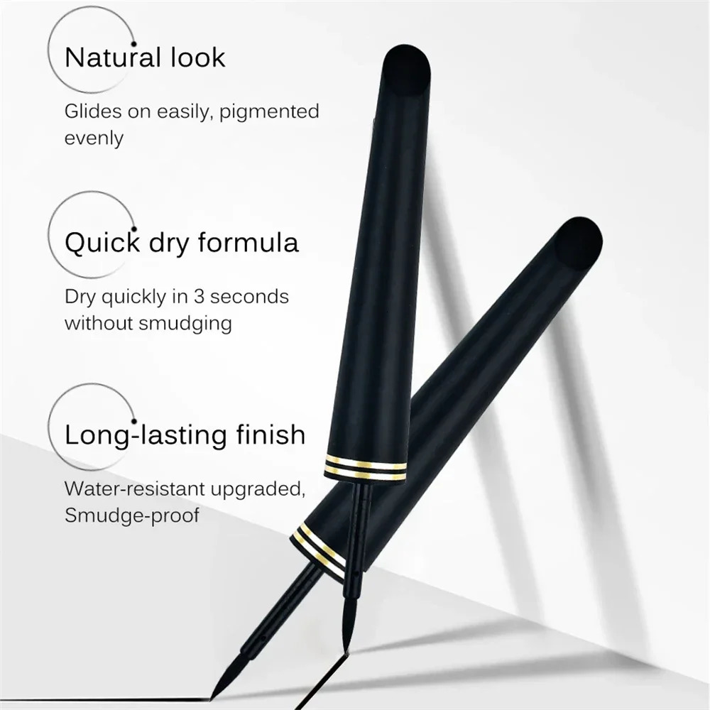 1 Pc Black Long-lasting Waterproof Eyeliner Liquid Eye Liner Pen Pencil Makeup Cosmetic Beauty Tool Easy to Wear maquillaje 240625