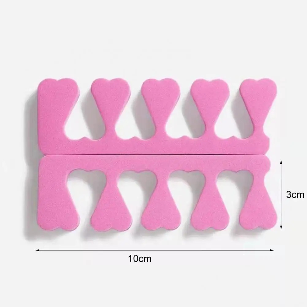 Safe Toe Separator Reusable Pedicure Toe Soft Foam Relaxing Separators Good Ductility Lightweight Toe Stretcher for Female 240625