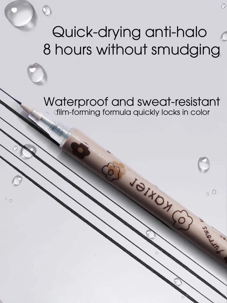 Extremely fine eyeliner under the pen eyelash eye detail pen fast dry waterproof durable not easy to smudge 240626