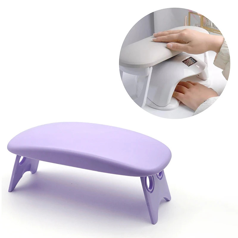 Folding Nail Hand Manicure Rest Arm Stand Pillow Cushion Holder Table Desk Armrest Sponge Support Mat Polish Tool Practice Salon o240625