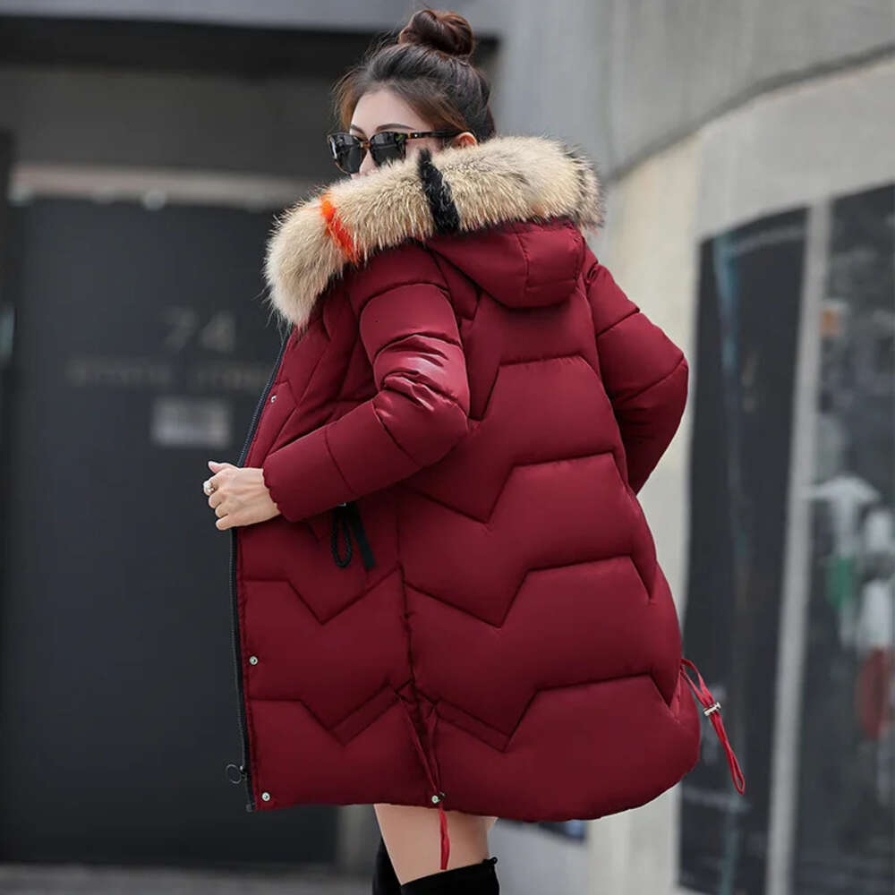 Women's Winter Jacket Coats Parkas 2023 New Female Down Cotton Jackets Hooded Thick Warm Parka Casual Slim-fit Coat Women H6.26#79.14