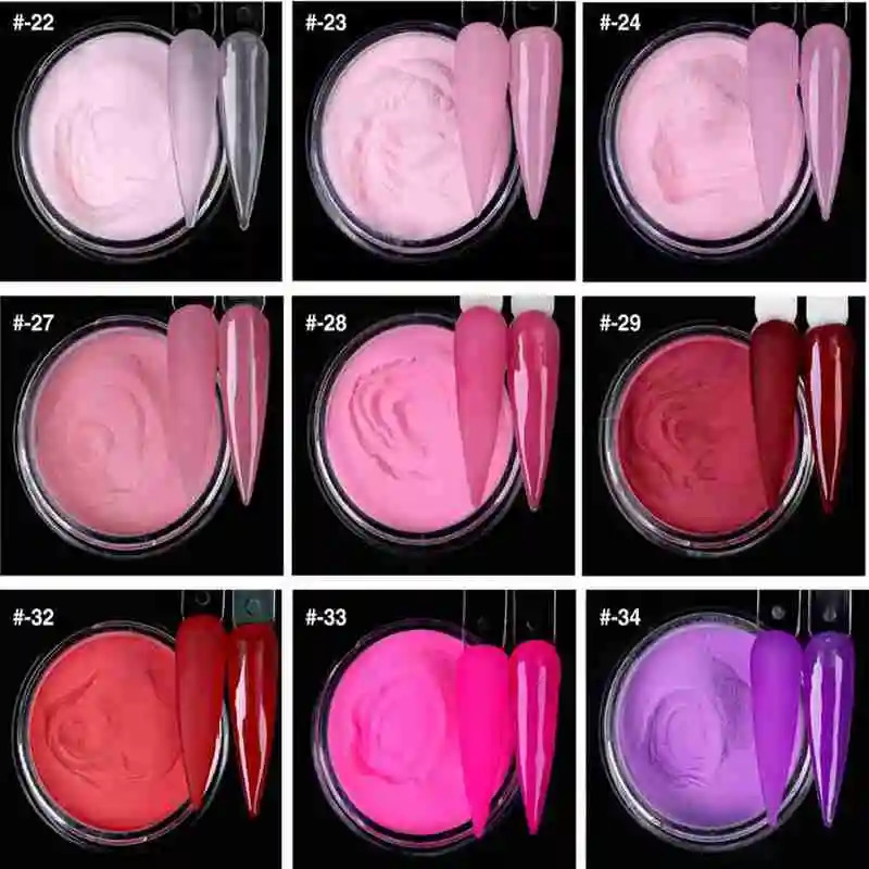 1KG Nude Nail Acrylic Powder Crystal Clear Nail Extension Carving Dip Powder Nail Art Crystal Powder Carved Pollen Wholesale 240625