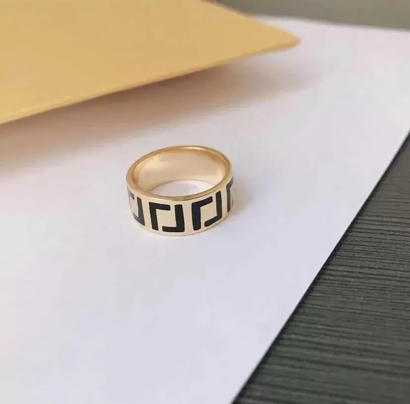 fi letter ring bague for Woman Simple Persality Party wedding lovers gift engagement rings jewelry NRJ u7FN#