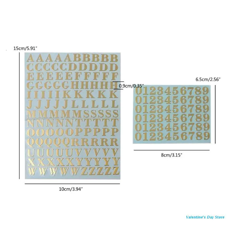 2-piece letter stickers self-adhesive letter stickers self-adhesive letter stickers self-adhesive letter gifts direct 240625