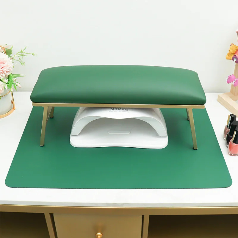 Top Quaility Marble PU Leather Nail Hand Rest Pillow Hand Cushion Pillow Holder Nail Art Stand For Manicure Table For Nail Salon 240625