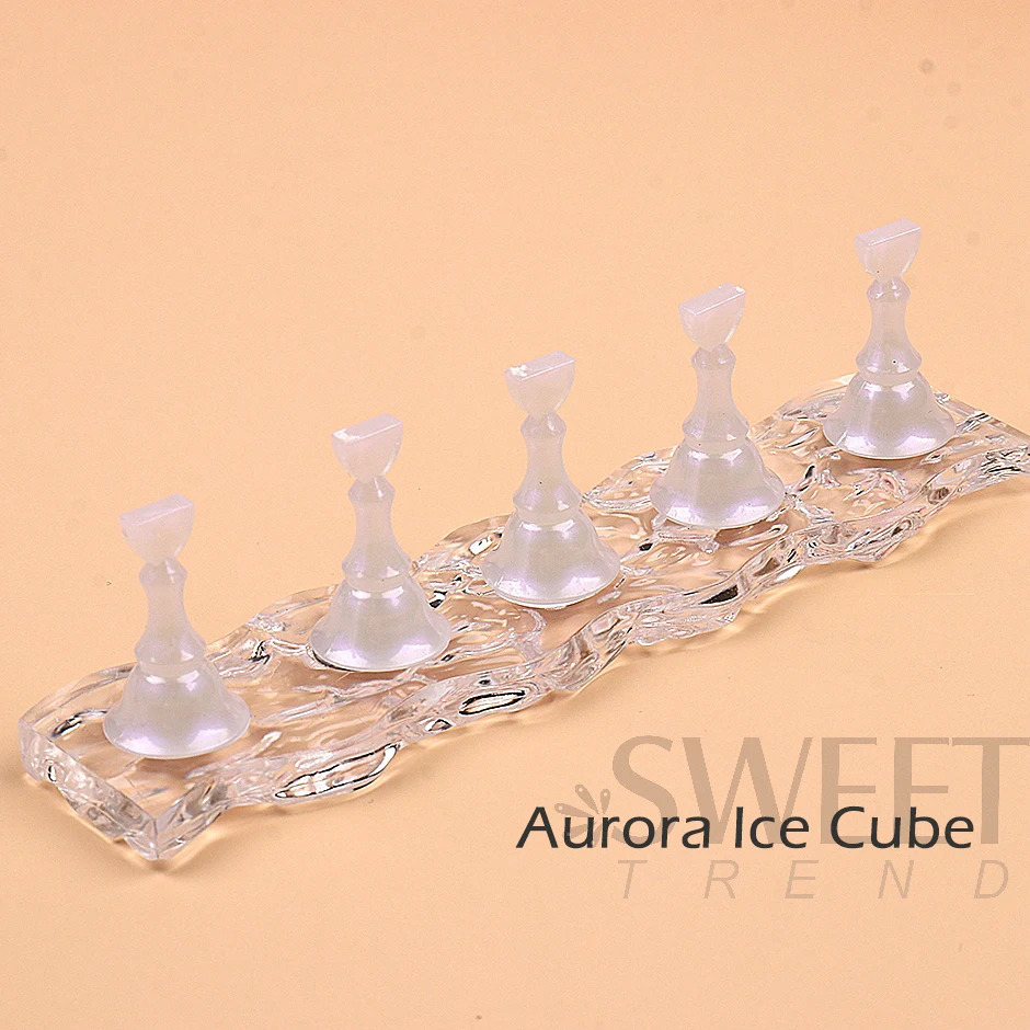 Aurora Ice Cube International Chess Borad Magnetic Nail Frame Practical Display Acrylic Display Frame Nail Machine Display Frame 240625