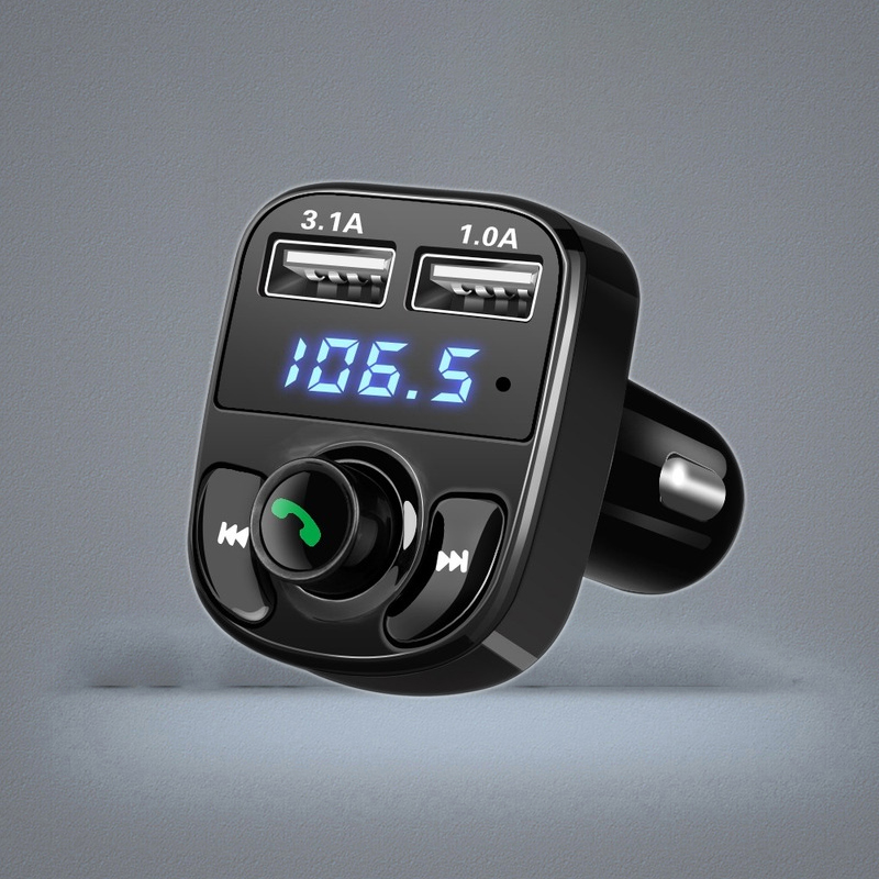 2025 new FM Transmitter Aux Modulator Bluetooth Hands Kit o MP3 Player with 31A Quick Charge Dual USB Car Charger2217621 Free shipping