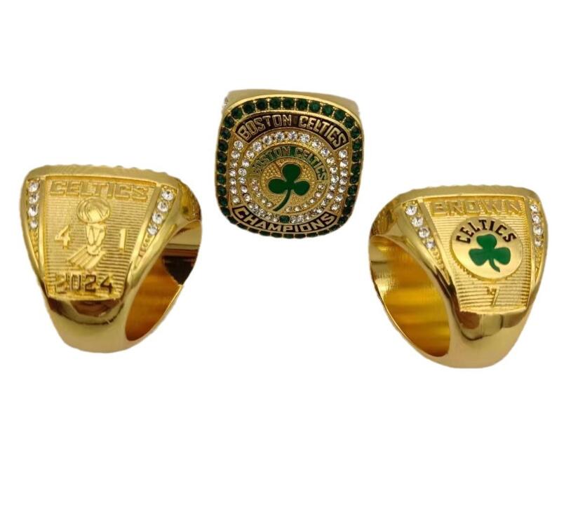 2023 2024 Celtics National Basketball Team champions Championship Ring TATUM Souvenir Men Fan Brithday Gift Hip hop Sport Punk R250414