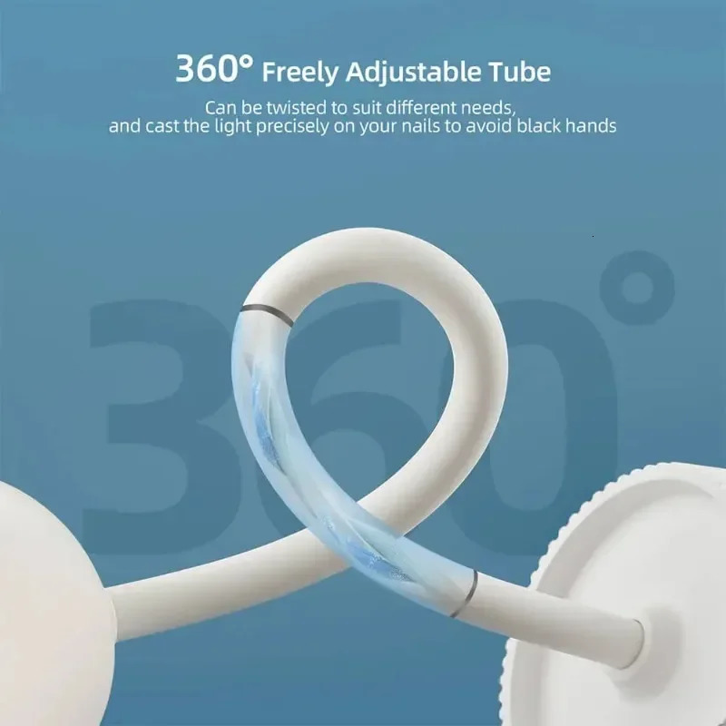 KEMOKO Mini Handheld UV Led Lamp For Nails Portable Rechargeable Nail Dryer For Curing Gel Polish With Display Manicure Machine 240625