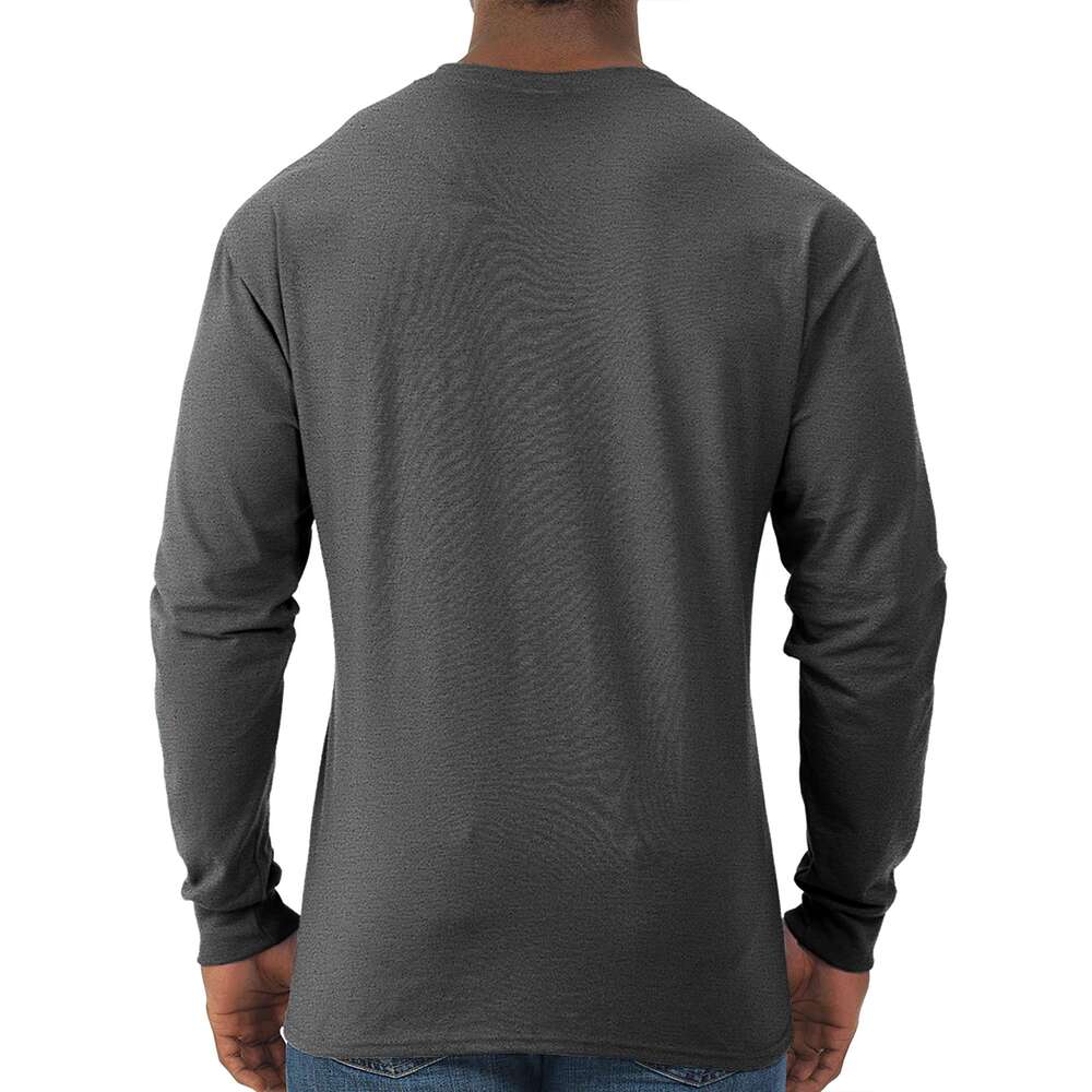 Designer Mens T shirts Dri-Power Cotton Blend Long Sleeve Basic Tees Moisture Wicking Tops Clothes