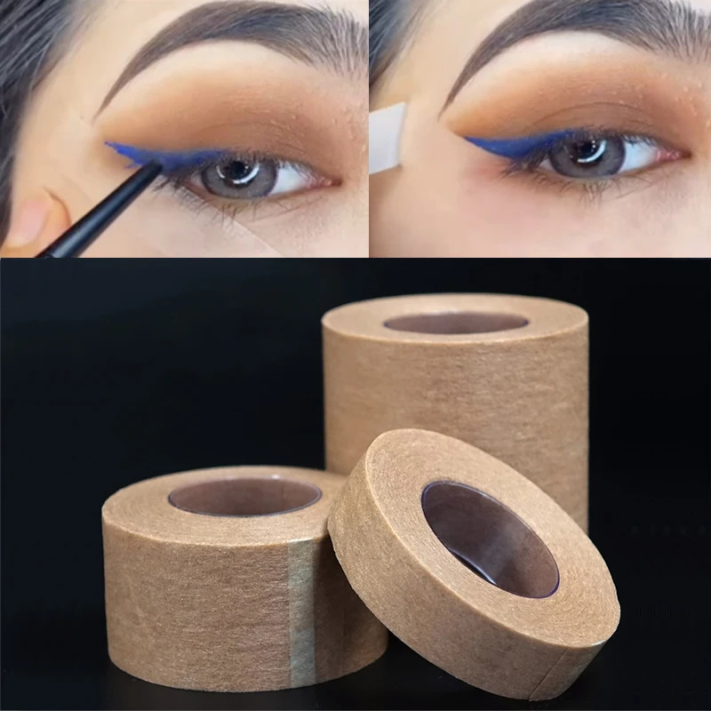 1 Roll Eyeshadow Protector Tapes Sticker Eye Makeup Tool Eyeliner Eyelid Tape Eyelash Extension Patch 9M Beauty Application Tool o240626
