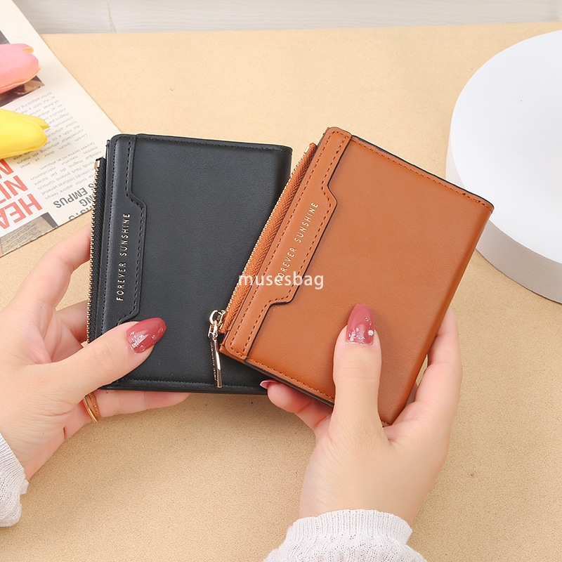 Advanced Women's Designer New Korean Wallet Fashionable and Minimalist Cross border Short Style Multi Card versatile and Practical Multi function