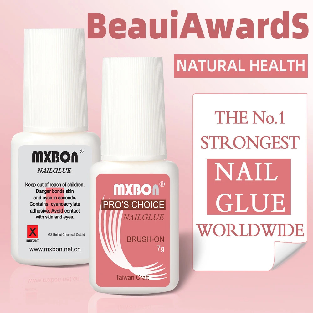 7g Fast Drying Nail Glue for False Nails Professional Glitter Acrylic Nail Rhinestone nail Art Decoration Glue Manicure Tools o240625