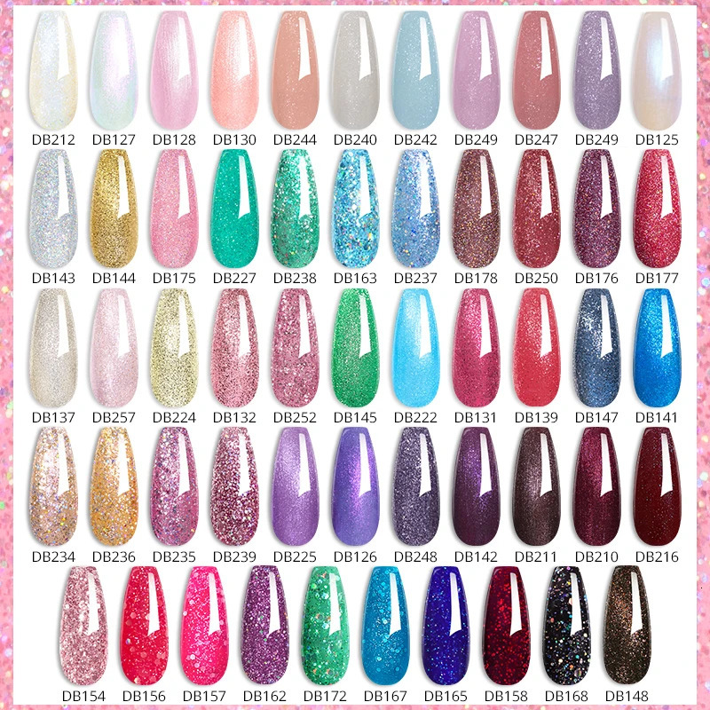 Mtssii 6ml holographic glitter gel nail polish spring color sparkling sequins soap UV LED varnish nail art decoration 240625