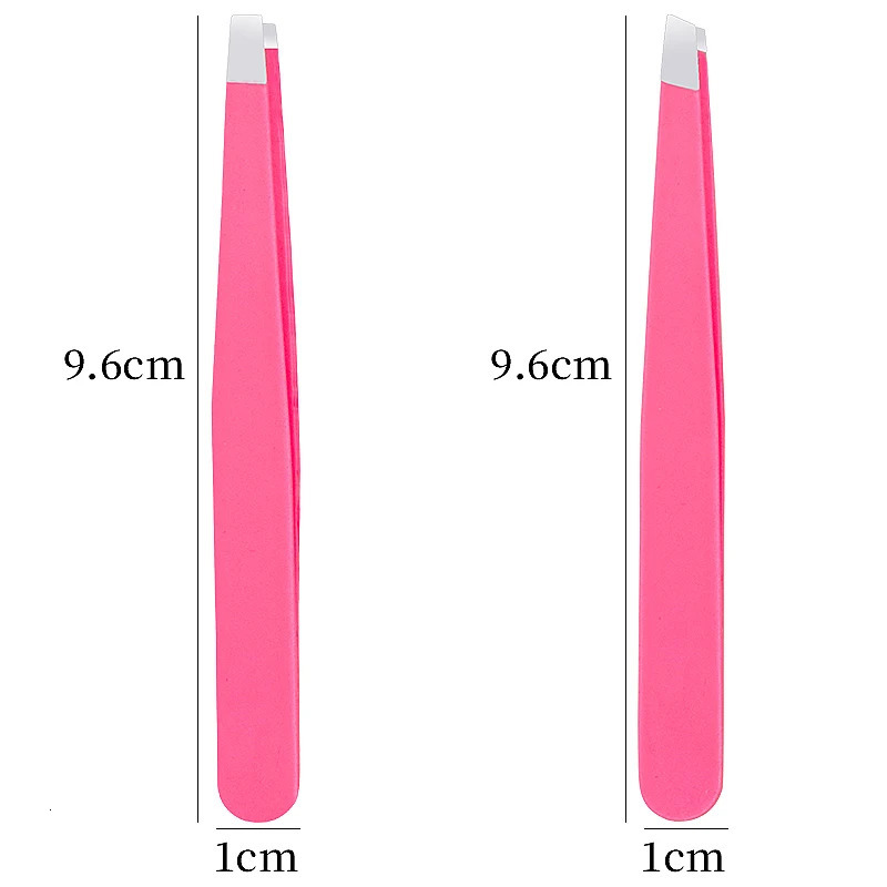 1 Pc Eyebrows Tweezers Trimmer Professional Beard Eyelash Brow Face Hair Removal Tweezer Beautfy Makeup Stainless Steel Tools 240626