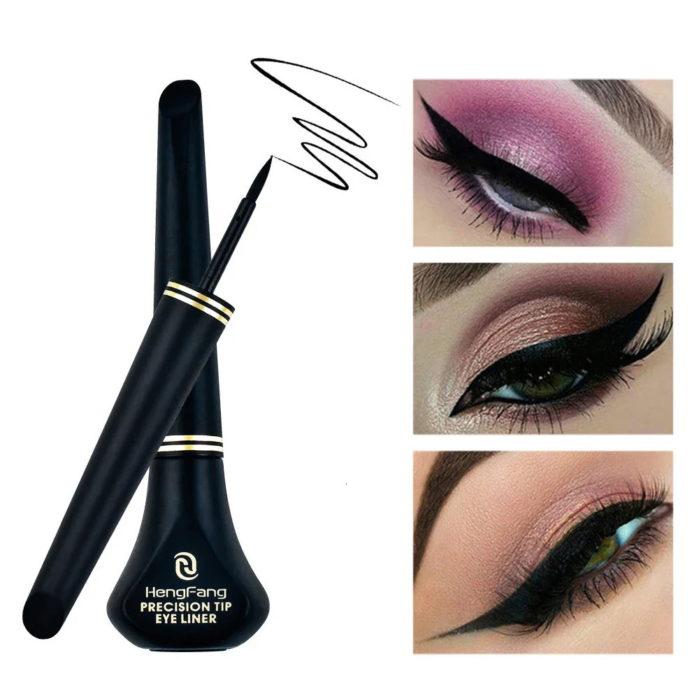 Makeup Black Liquid Eyeliner No Smudging No Makeup Waterproof And Sweat-proof Soft Make up Eye liner Superfine Eyes Liner 240626