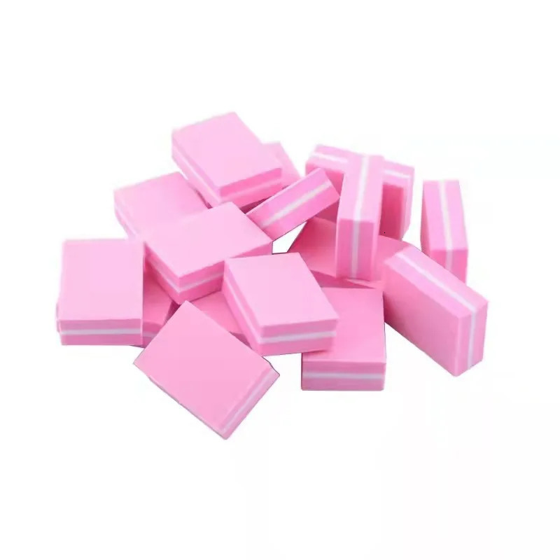 10203040Pcs Coloful Nail Sponge Nail File Buffer Block Buffing Sanding Professional Nail Tools Double sided Pedicure Manicure 240625