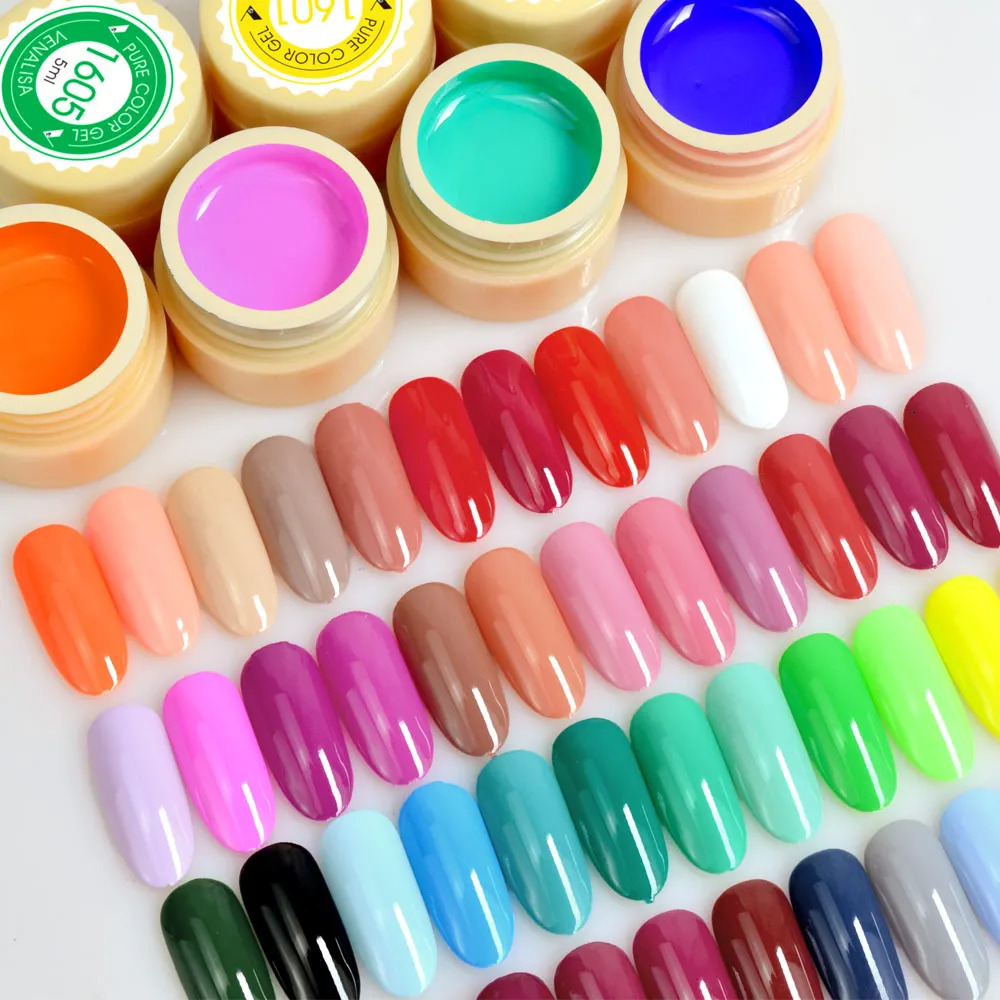 Venalisa Painting gel 60 colors 5ml professional nail polish color gel nail art UV gel decal gel varnish 240625