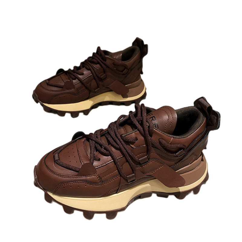 Pop shoes women 2024 spring new ins tide thick bottom casual hundred with sneakers 232