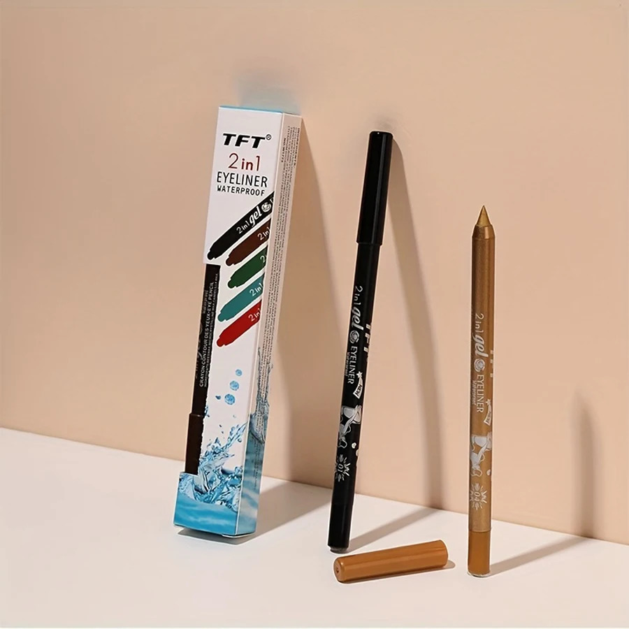 10 Colors Waterproof Eyeliner Pen Long-Lasting Concealer And Lip Liner Gel Pen Sweatproof And Smudge Proof 240625