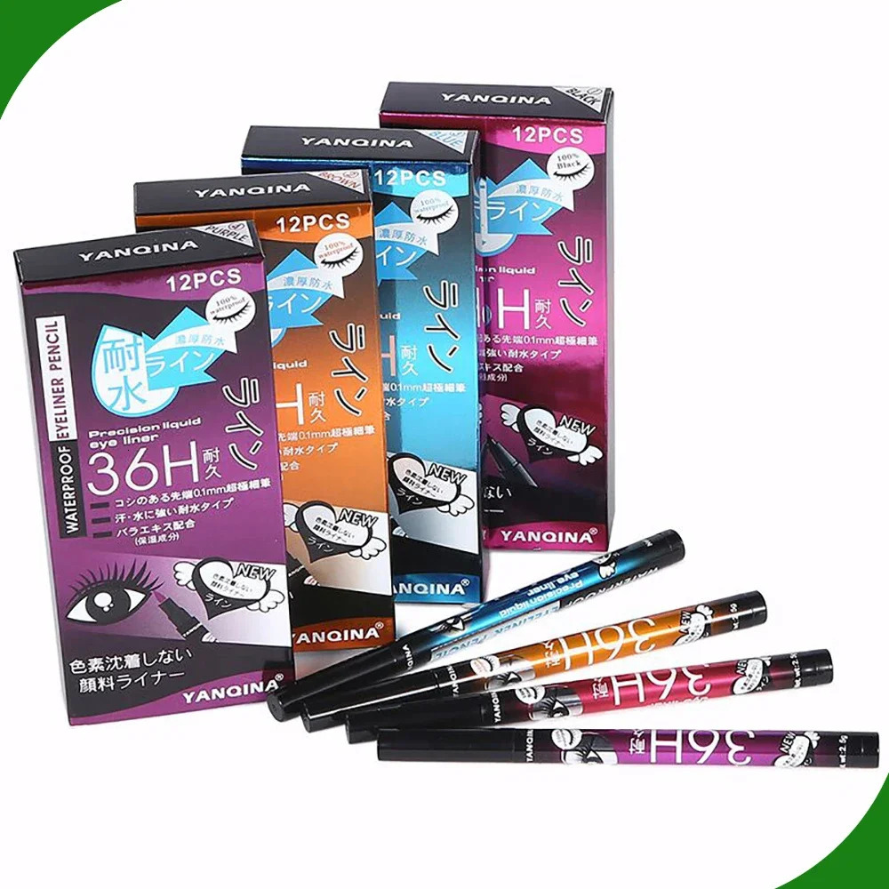 Liquid Eyeliner Black Waterproof Eyeliner Pencil Quick Drying Not Bloom Natural Eyeliner Liquid Pen Apply Eye Makeup Tools 240625