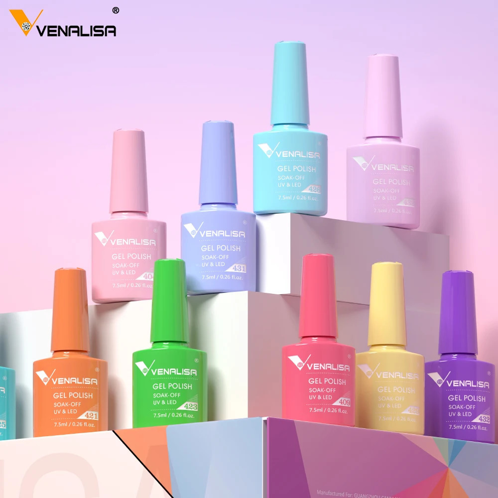 Venalisa Earth Brown Autumn Color Collection Nail gel Polishing UV LED gel Varnish Full Coverage Gorgeous gel Nail Enhancement Process 240625