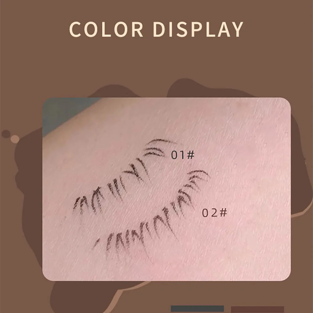 Eyelash Pencil Long Lasting Waterproof Perspirant Resistant Fine Head Non Smudging Eyelash Laying Silkworm Liquid Eyeliner 240625
