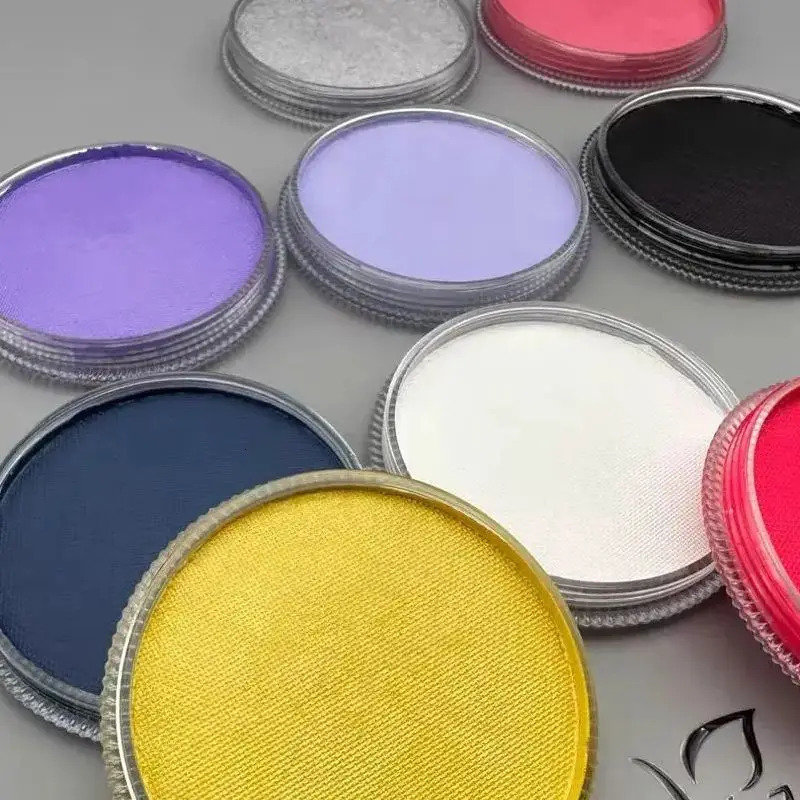 30g round box blush face painting water-based face pigment body painting makeup 240626