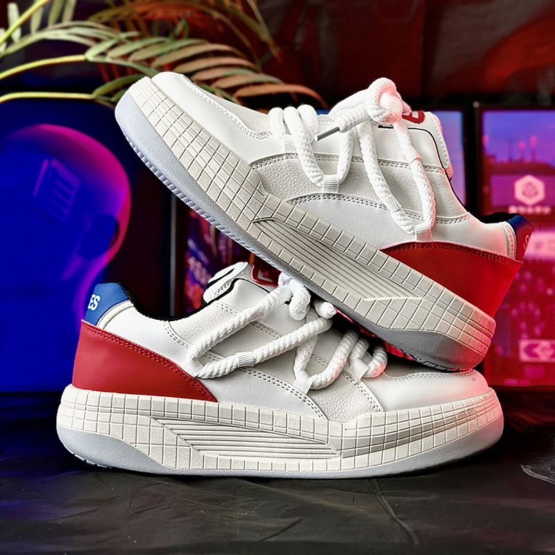 Niche design Black Warrior bread shoes men's casual new national tide brand pops shoes skateboarding shoes
