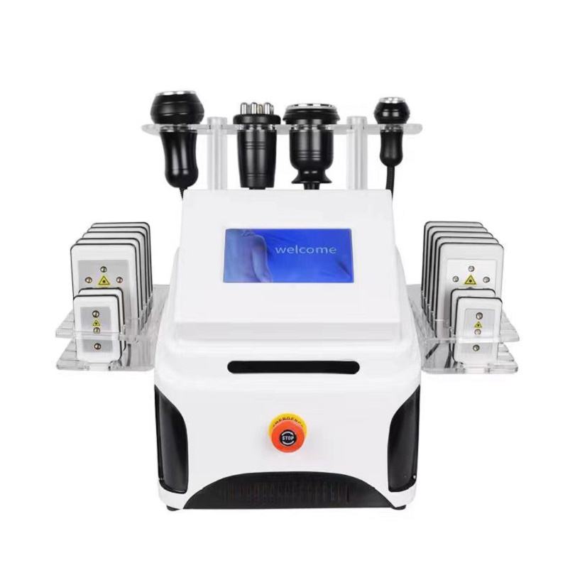 Portable liposuction machine vacuum rf with led cavitation fat reduction beauty machine