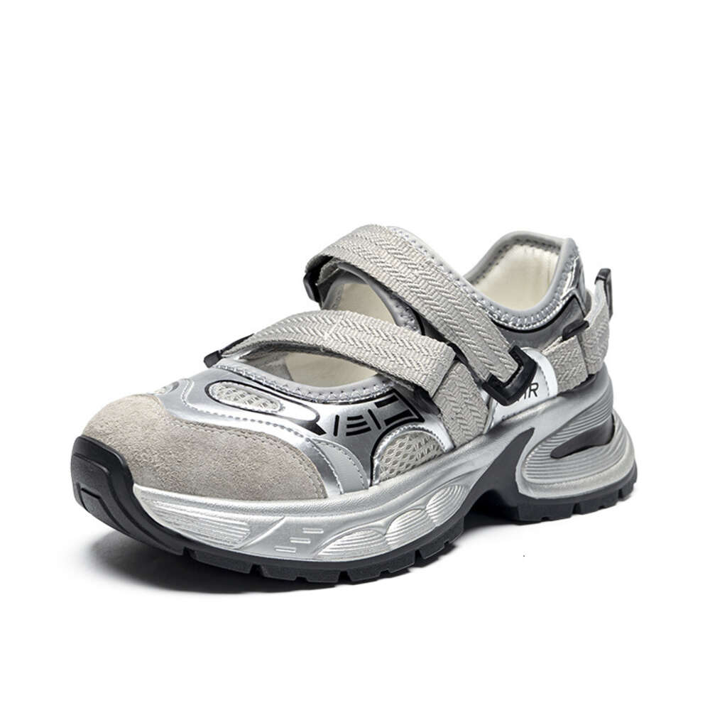 Bottom Hollowed Thick Out Breathable Father Sandals Female Summer New Wear Velcro Sports Ddmysaturn