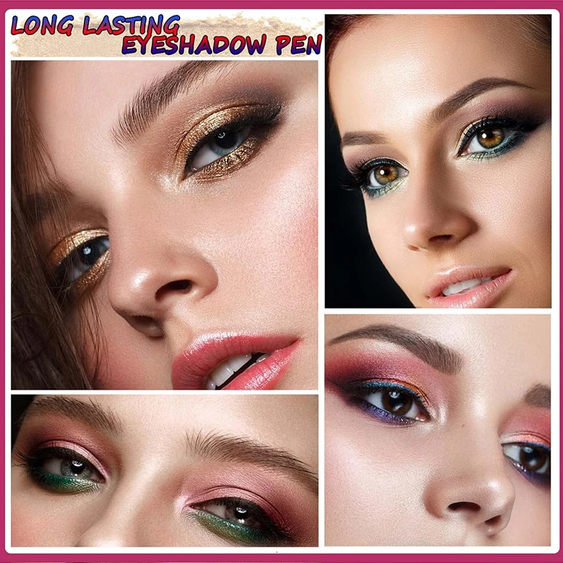 Eyeshadow Stick12 Colors Matte Professional Bright-Colored Con and Highlight Eyeshadow Stick Cream Eyeshadow Waterproof 240625