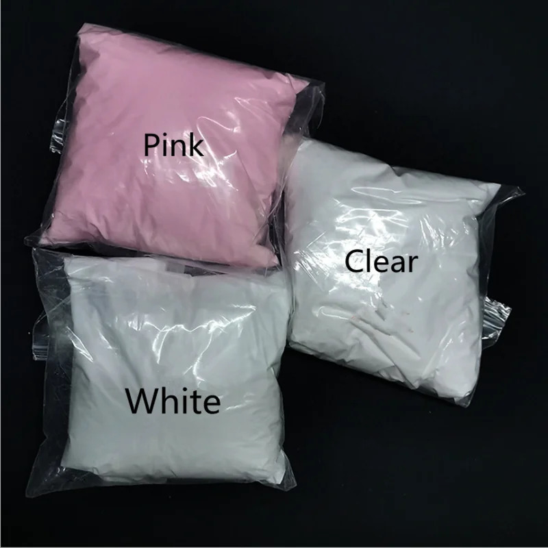 1KG Nude Nail Acrylic Powder Crystal Clear Nail Extension Carving Dip Powder Nail Art Crystal Powder Carved Pollen Wholesale 240625