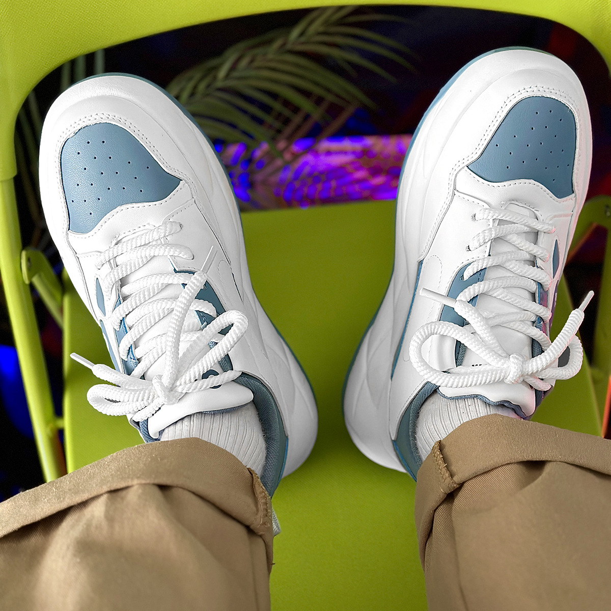 Niche design bread shoes men's casual new national tide brand pops shoes skateboarding shoes models 232