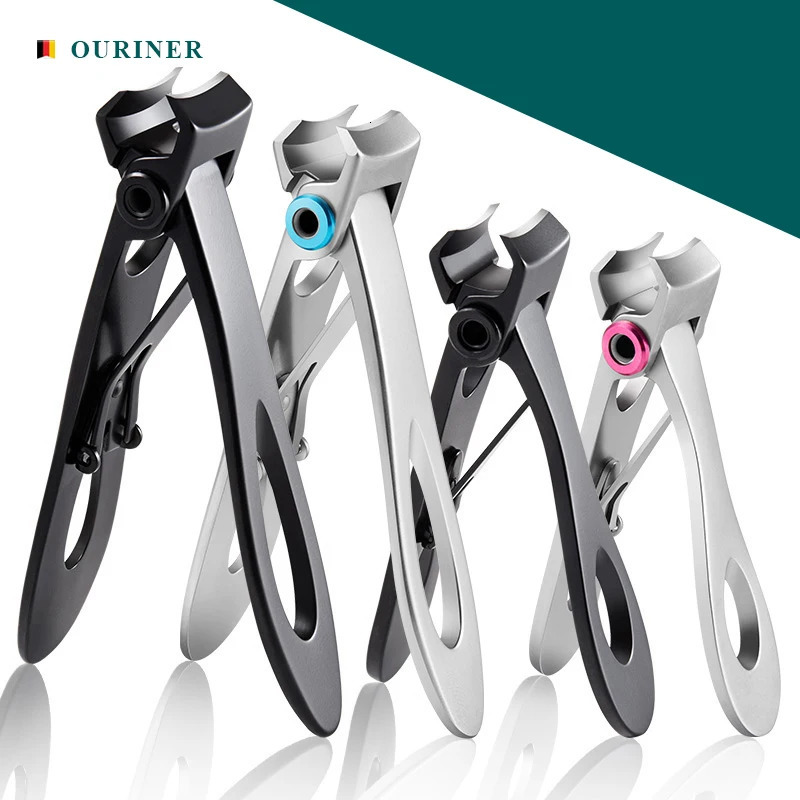High quality Nail Clippers Stainless Steel Two Sizes Are Available Manicure Fingernail Cutter Thick Hard Toenail Scissors tools 240625