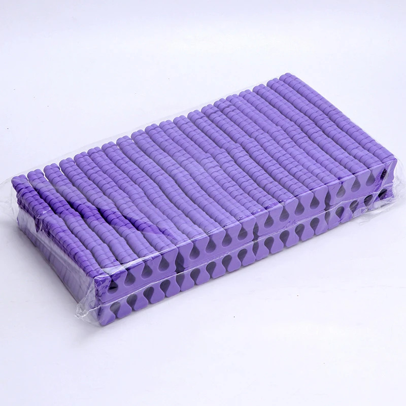 50100200Pcs Soft Nail Art Toe Separators Fingers Foots Sponge UV Gel Polish Beauty Tools Manicure Pedicure Pack Nail Kits 240625