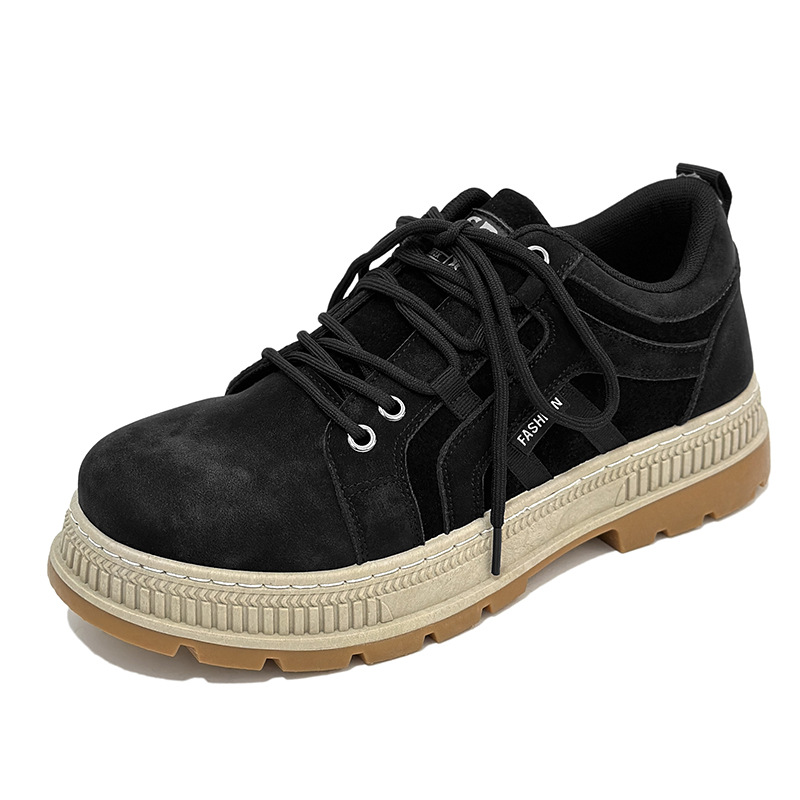 High-end men's shoes 2024 new season of autumn and winter leather shoes men's retro England workwear casual shoes 232