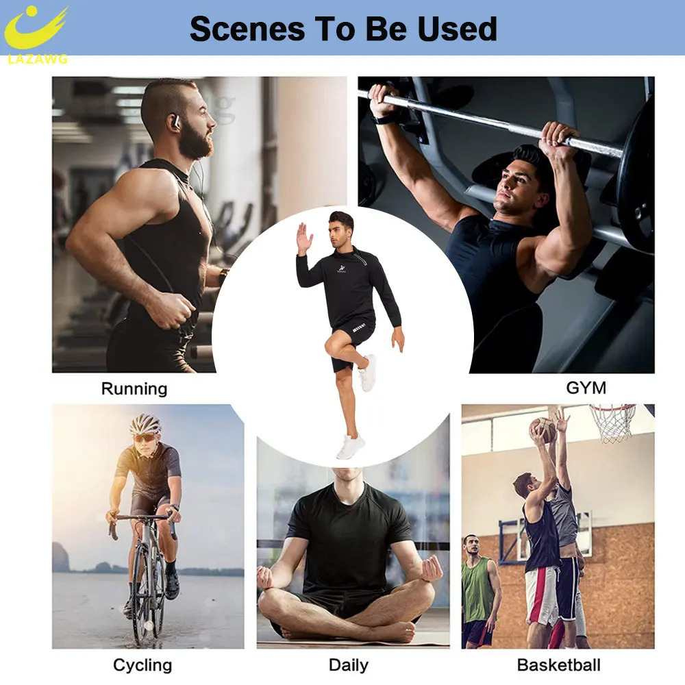 LAZAWG Sauna Top for Men Sweat Long Sleeves Weight Loss Shirt Thin Fat Burning Fitness Sportwear Slimming Suit Gym Body Shaper 240618