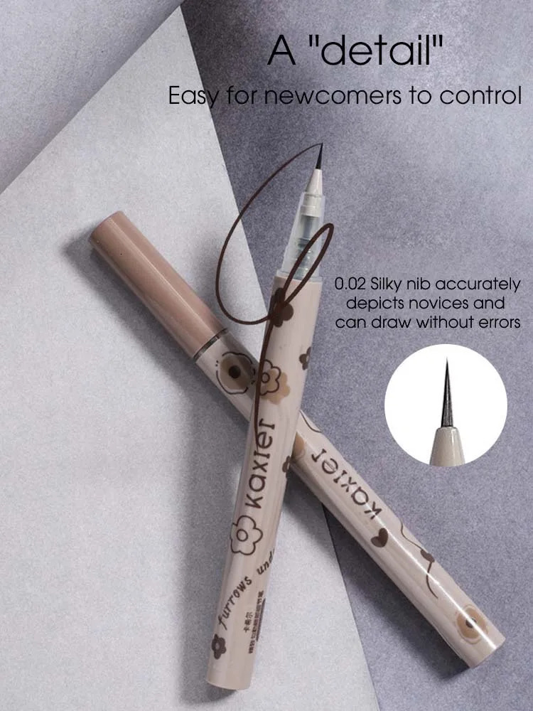Extremely fine eyeliner under the pen eyelash eye detail pen fast dry waterproof durable not easy to smudge 240626