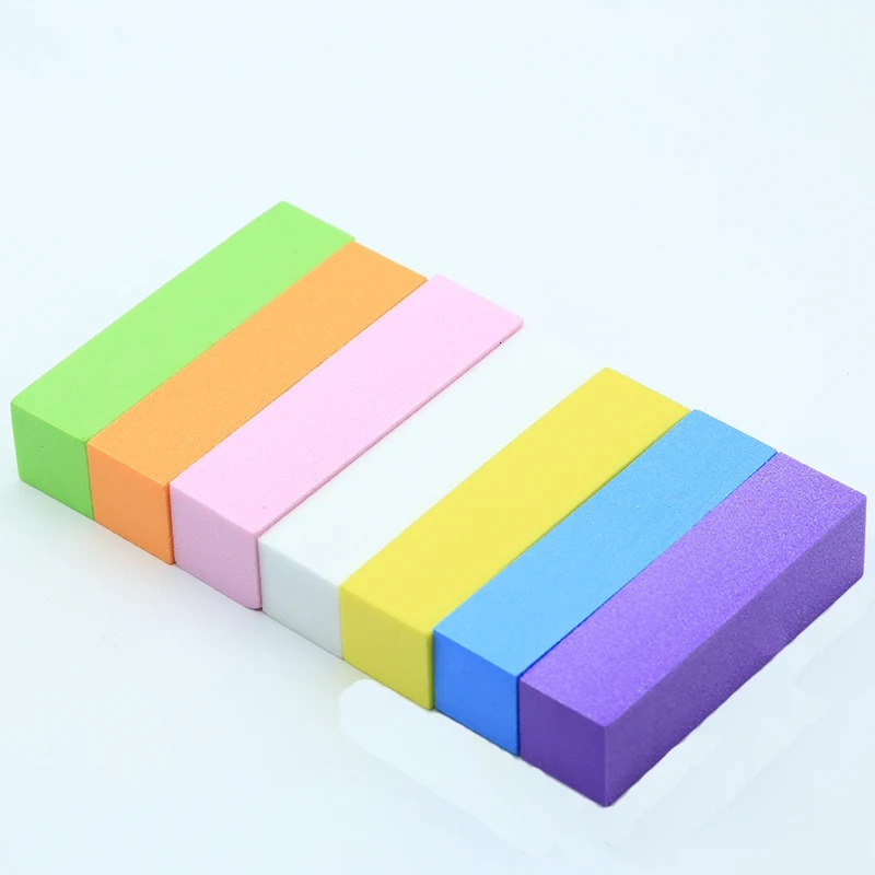 510 Pcs Nail Art Sanding Sponge Buffer Block Nail Buffers Files Block Grinding Polishing Manicure Nail Art Tool 240625