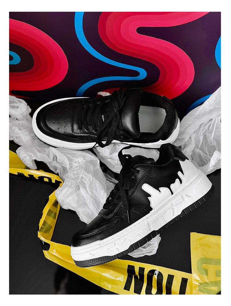 New niche design Hong Kong style Mori system bread shoes casual new national tide brand pops shoes live skateboarding shoes models 232