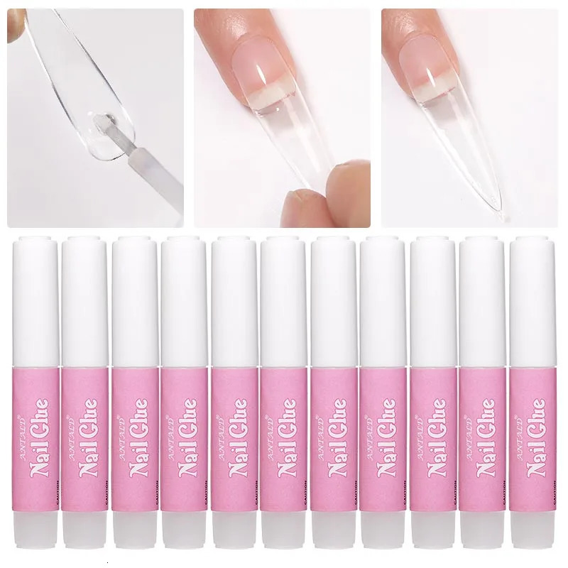 5040302010PCS Nail Glue Fast-Dry Acrylic False Nail Tips Professional 3D Nail Rhinestone Decoration Nail Super Adhesive Tool 240625