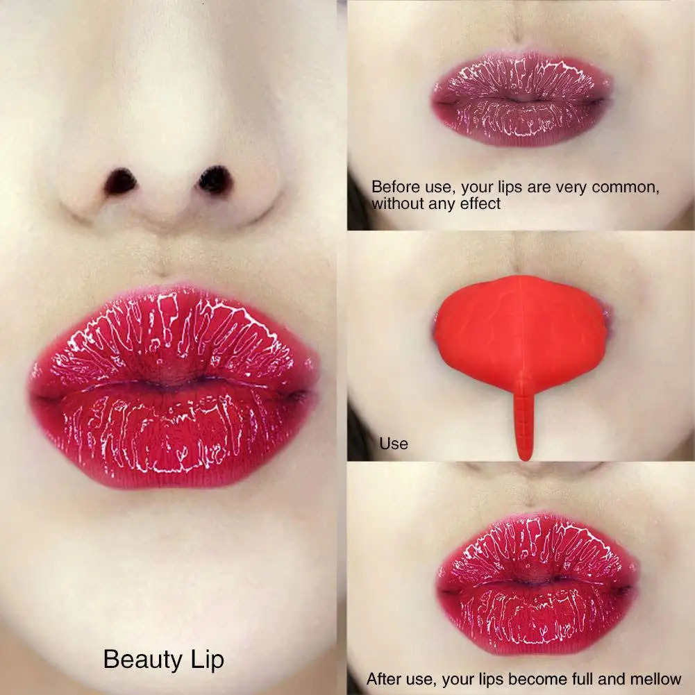 Sexy Lips Pump Soft Silicone Lip Enhancer Fish Shape Lip Lips Enhancer Mouth Lip Plump Tool Device Lip Bigger Tool 240626