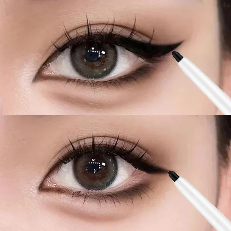Waterproof Ultra-thin Eyeliner Gel Pencil Quick Dry Smooth Eye Liner Long Last Lower Eyelash Pen Korean Makeup Cosmetics 240625