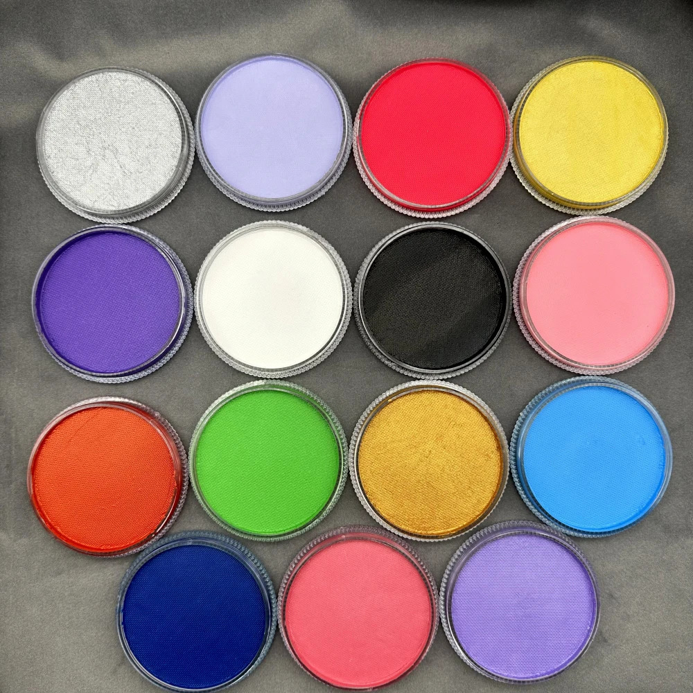 30g Face Paint Professional UV Colors Water Based Makeup Eyeliner Neon Body Art 240626